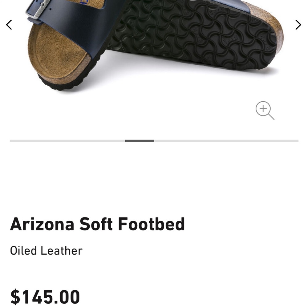 Blue Oiled leather Arizona Birkenstock (welcome to offers always) - Picture 3 of 5